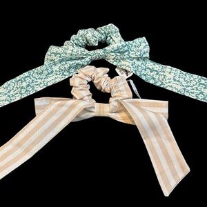 Free People Scrunchie Bow Set NWT